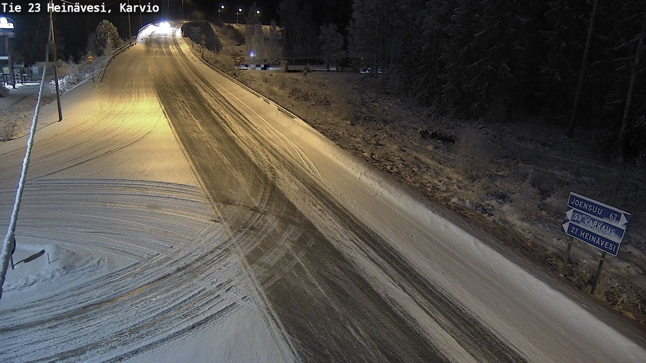 Kelikamerat Kuva Tie 23 Heinävesi, Karvio, Heinävesi, Pohjois-Karjala