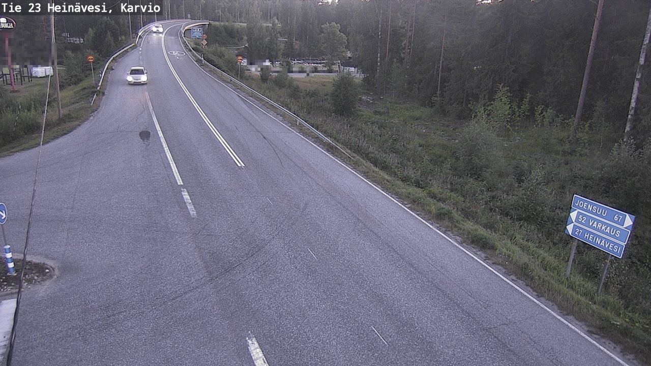 Kelikamerat Kuva Tie 23 Heinävesi, Karvio, Heinävesi, Pohjois-Karjala