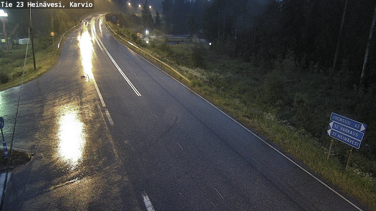 Kelikamerat Kuva Tie 23 Heinävesi, Karvio, Heinävesi, Pohjois-Karjala