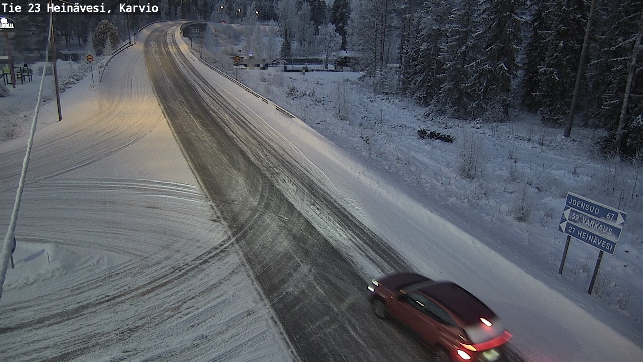 Kelikamerat Kuva Tie 23 Heinävesi, Karvio, Heinävesi, Pohjois-Karjala