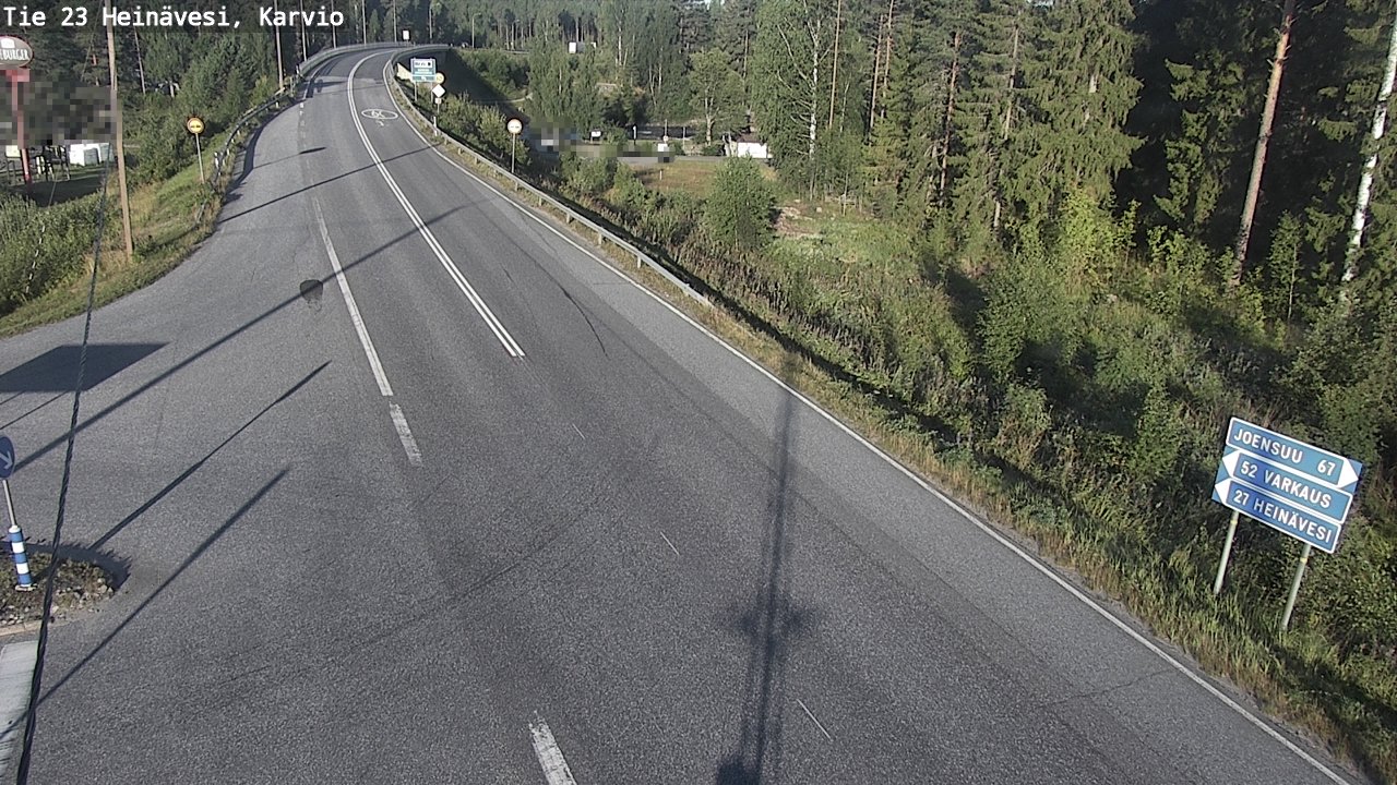Kelikamerat Kuva Tie 23 Heinävesi, Karvio, Heinävesi, Pohjois-Karjala