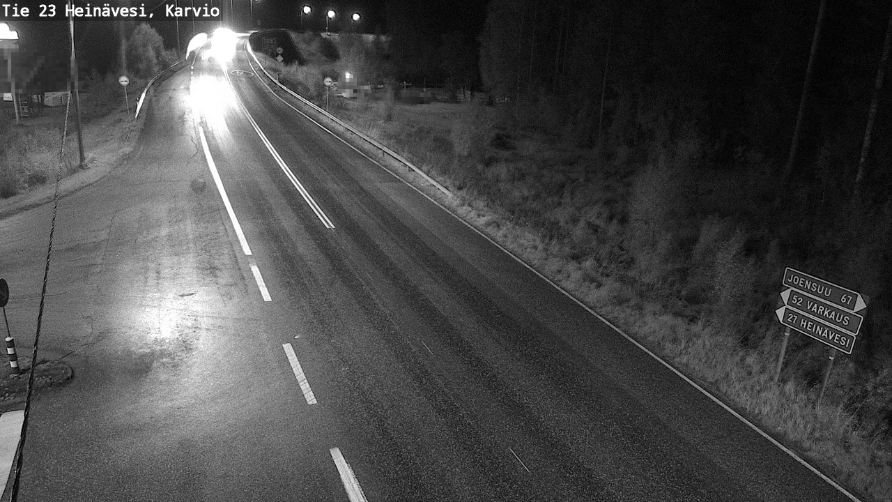 Weather Camera Image Väg 23 Heinävesi, Karvio, Heinävesi, Pohjois-Karjala