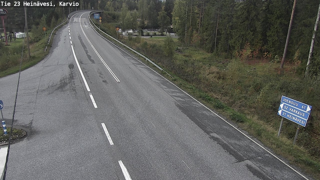 Kelikamerat Kuva Tie 23 Heinävesi, Karvio, Heinävesi, Pohjois-Karjala