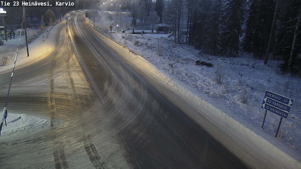 Kelikamerat Kuva Tie 23 Heinävesi, Karvio, Heinävesi, Pohjois-Karjala