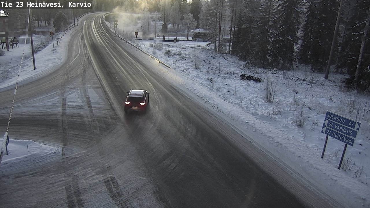 Kelikamerat Kuva Tie 23 Heinävesi, Karvio, Heinävesi, Pohjois-Karjala