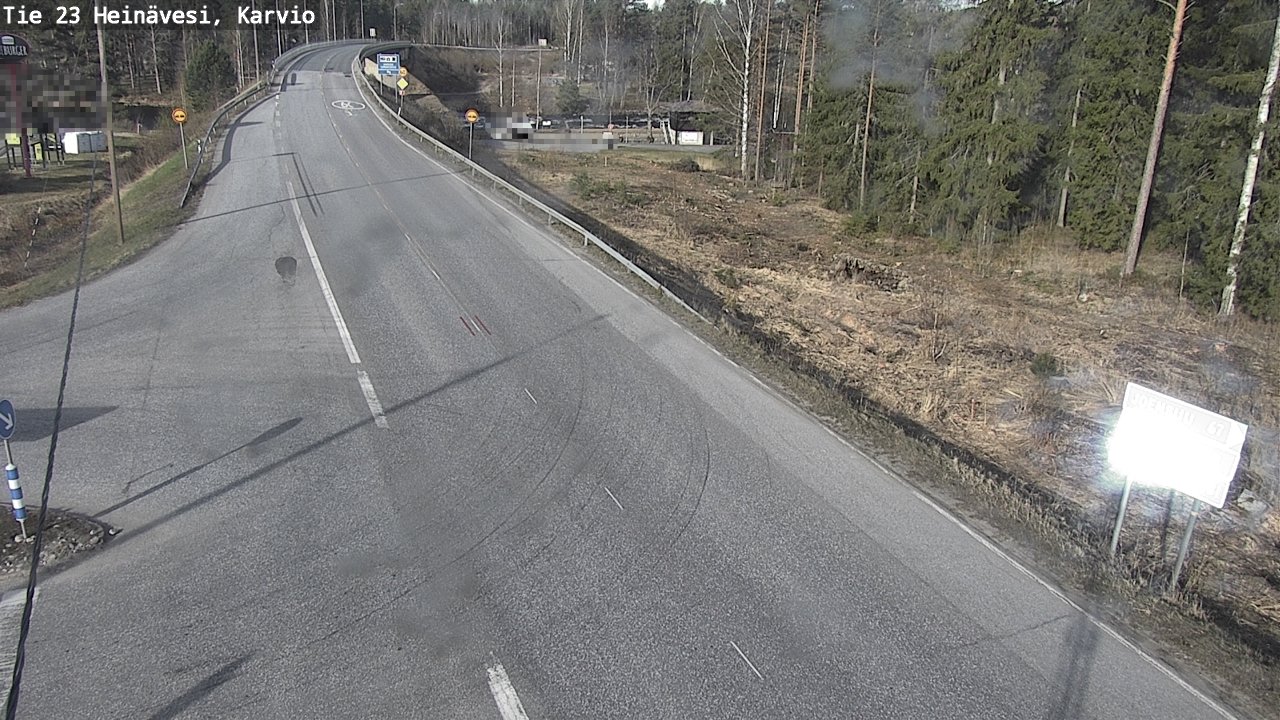 Weather Camera Image Road 23 Heinävesi, Karvio, Heinävesi, Pohjois-Karjala