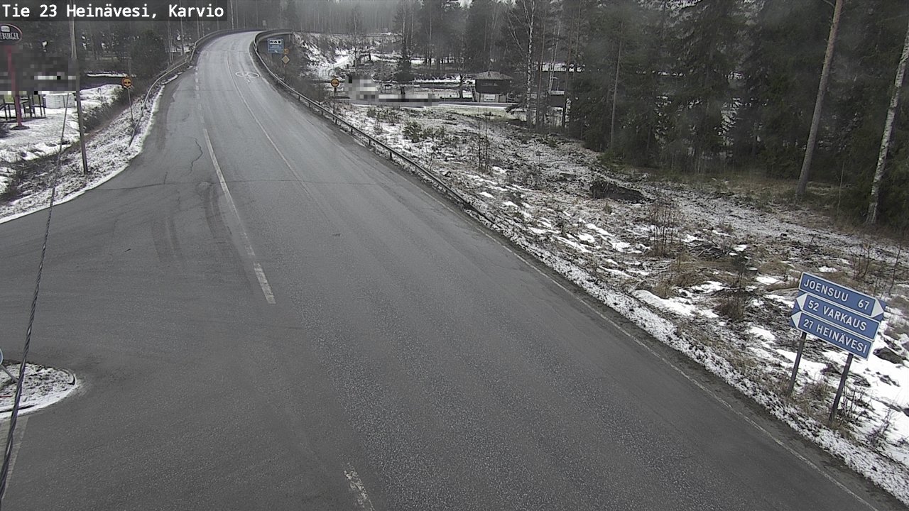 Kelikamerat Kuva Tie 23 Heinävesi, Karvio, Heinävesi, Pohjois-Karjala