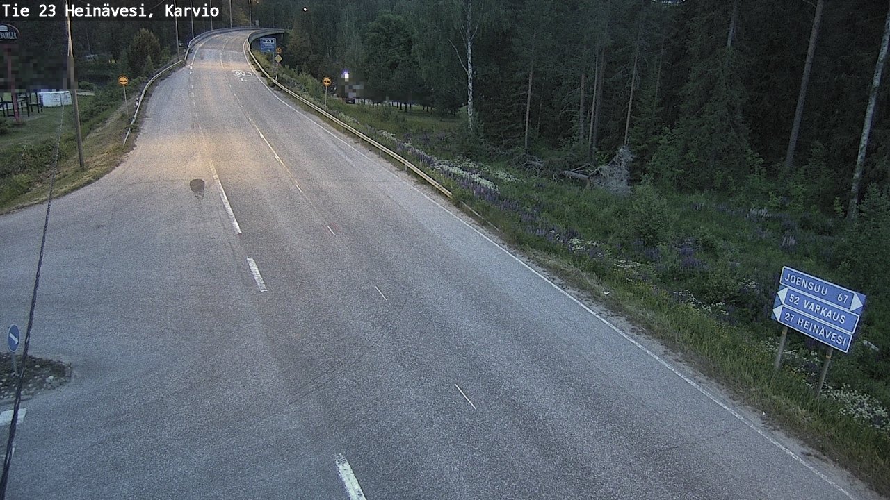 Kelikamerat Kuva Tie 23 Heinävesi, Karvio, Heinävesi, Pohjois-Karjala
