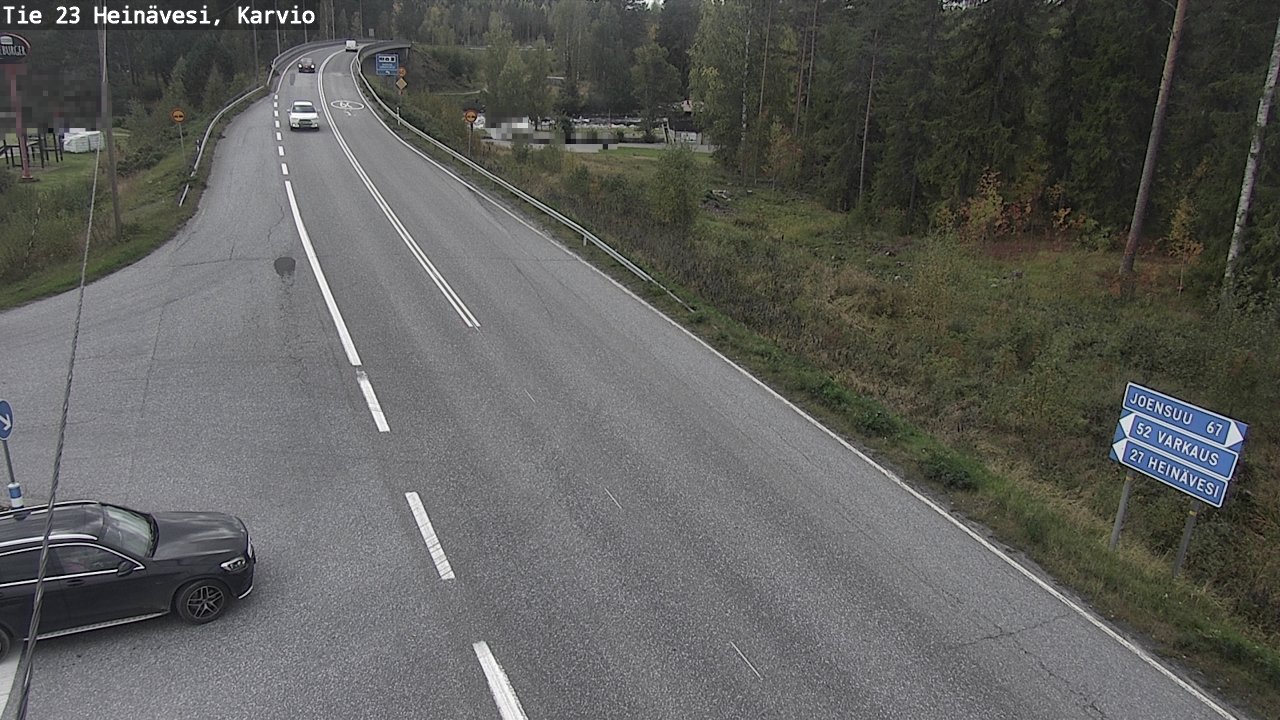 Weather Camera Image Road 23 Heinävesi, Karvio, Heinävesi, Pohjois-Karjala