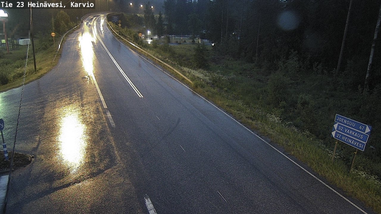 Kelikamerat Kuva Tie 23 Heinävesi, Karvio, Heinävesi, Pohjois-Karjala