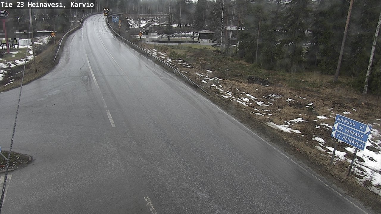 Weather Camera Image Road 23 Heinävesi, Karvio, Heinävesi, Pohjois-Karjala