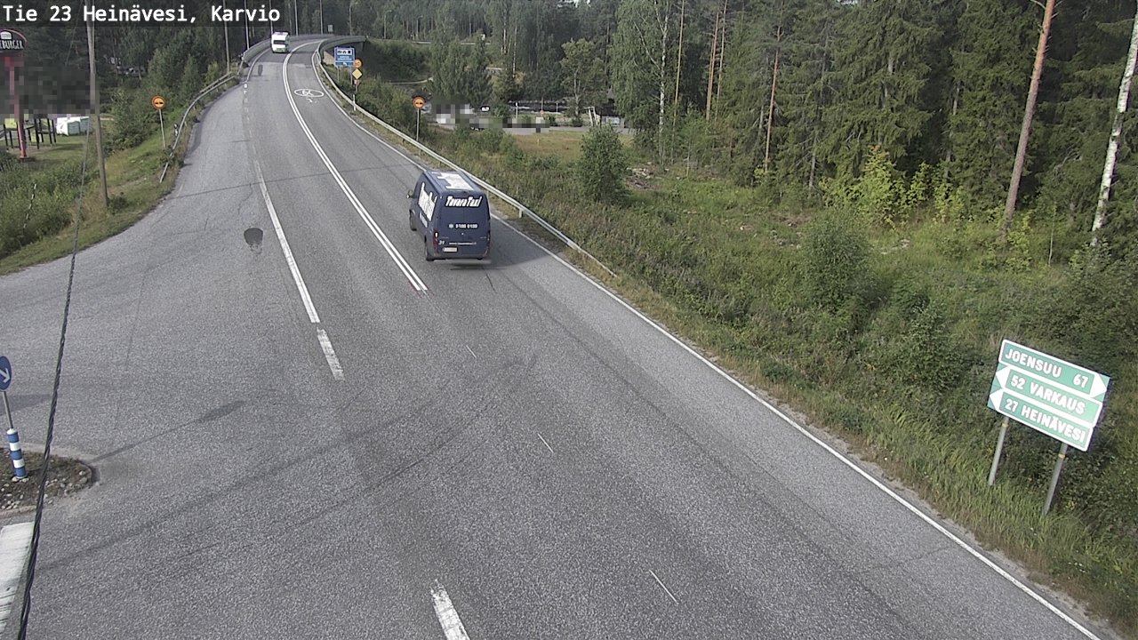 Kelikamerat Kuva Tie 23 Heinävesi, Karvio, Heinävesi, Pohjois-Karjala
