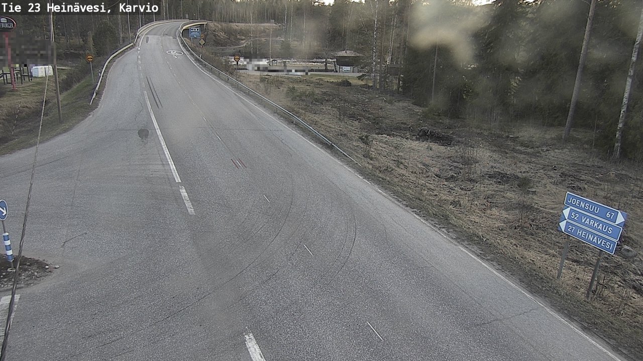 Kelikamerat Kuva Tie 23 Heinävesi, Karvio, Heinävesi, Pohjois-Karjala