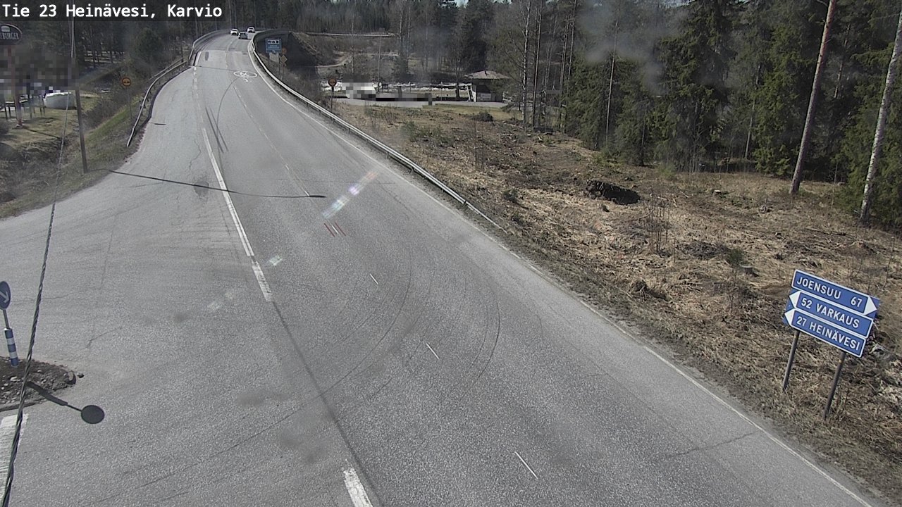 Kelikamerat Kuva Tie 23 Heinävesi, Karvio, Heinävesi, Pohjois-Karjala