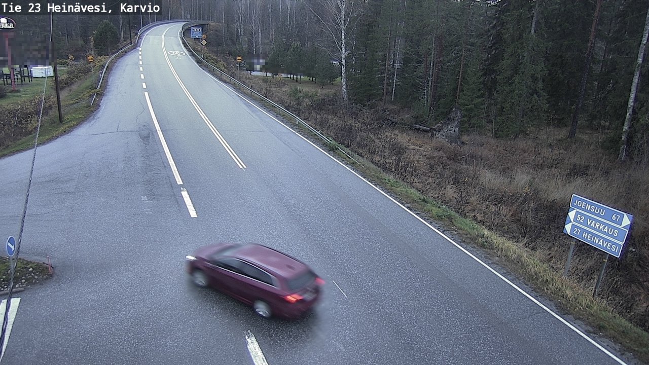 Kelikamerat Kuva Tie 23 Heinävesi, Karvio, Heinävesi, Pohjois-Karjala