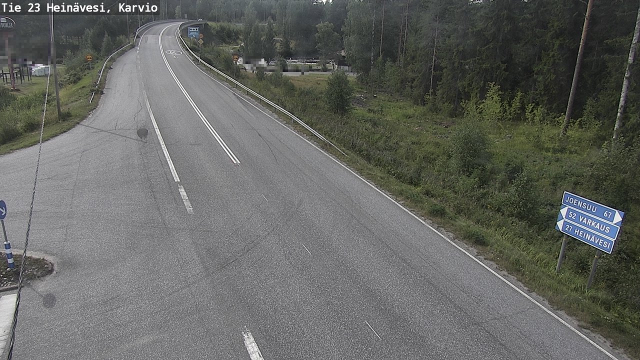 Kelikamerat Kuva Tie 23 Heinävesi, Karvio, Heinävesi, Pohjois-Karjala