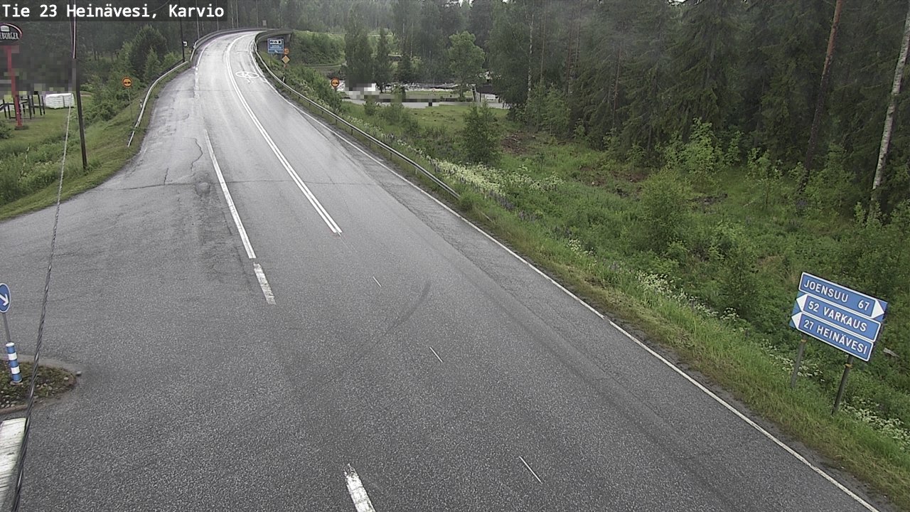 Kelikamerat Kuva Tie 23 Heinävesi, Karvio, Heinävesi, Pohjois-Karjala