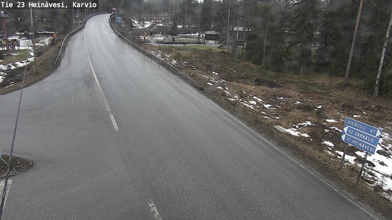 Weather Camera Image Road 23 Heinävesi, Karvio, Heinävesi, Pohjois-Karjala
