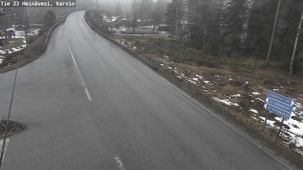 Weather Camera Image Road 23 Heinävesi, Karvio, Heinävesi, Pohjois-Karjala