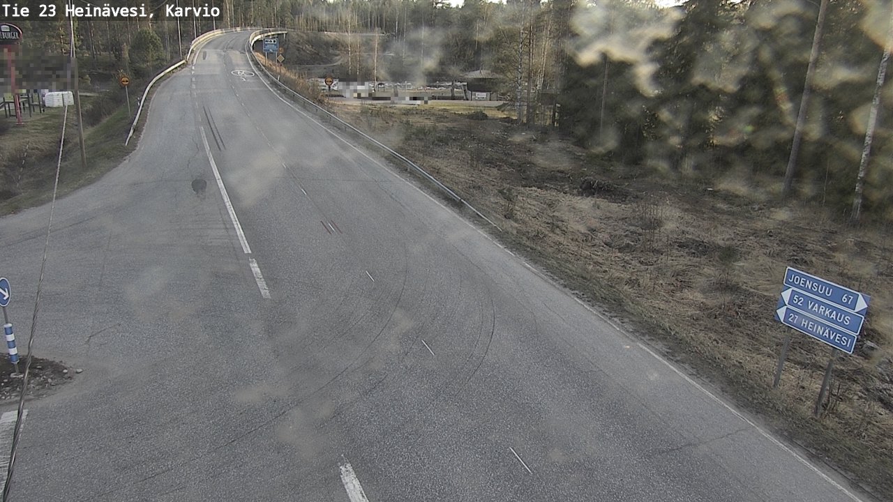 Kelikamerat Kuva Tie 23 Heinävesi, Karvio, Heinävesi, Pohjois-Karjala