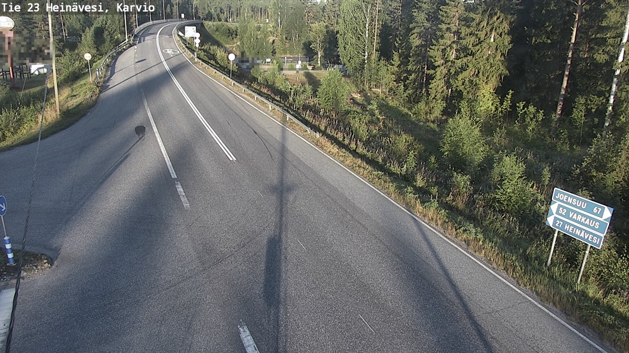 Kelikamerat Kuva Tie 23 Heinävesi, Karvio, Heinävesi, Pohjois-Karjala