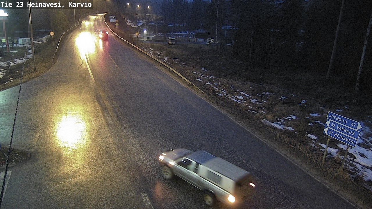 Weather Camera Image Väg 23 Heinävesi, Karvio, Heinävesi, Pohjois-Karjala