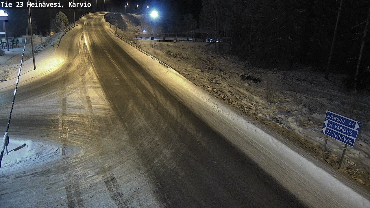 Kelikamerat Kuva Tie 23 Heinävesi, Karvio, Heinävesi, Pohjois-Karjala