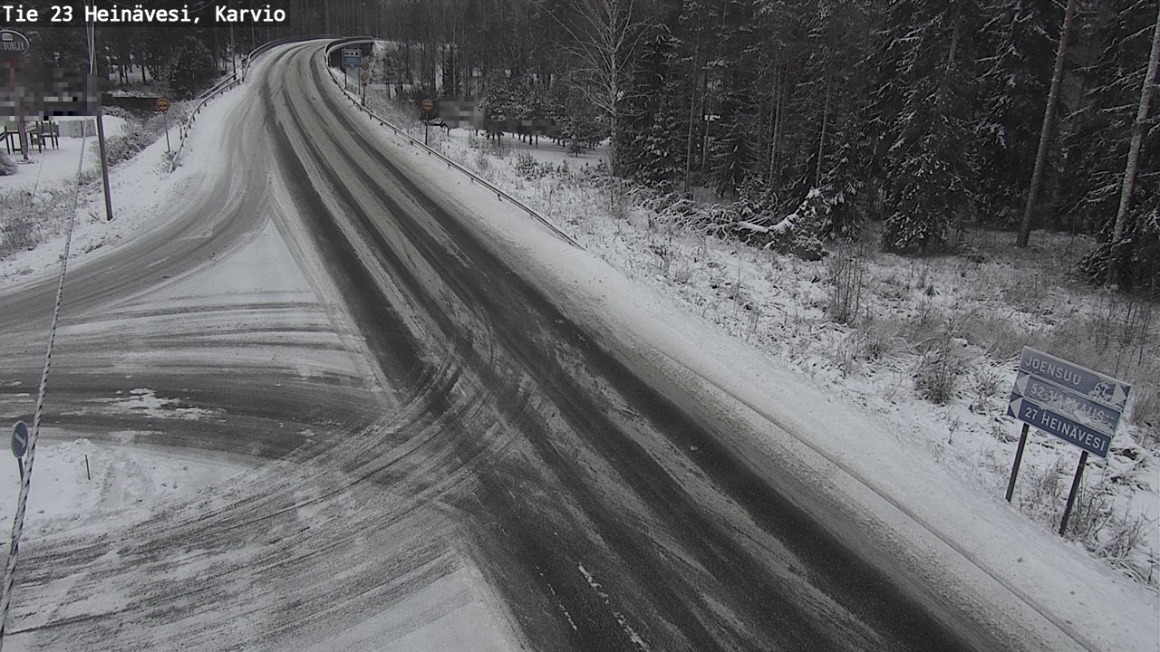 Weather Camera Image Väg 23 Heinävesi, Karvio, Heinävesi, Pohjois-Karjala