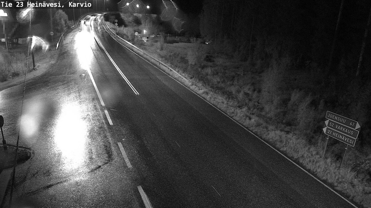 Weather Camera Image Väg 23 Heinävesi, Karvio, Heinävesi, Pohjois-Karjala