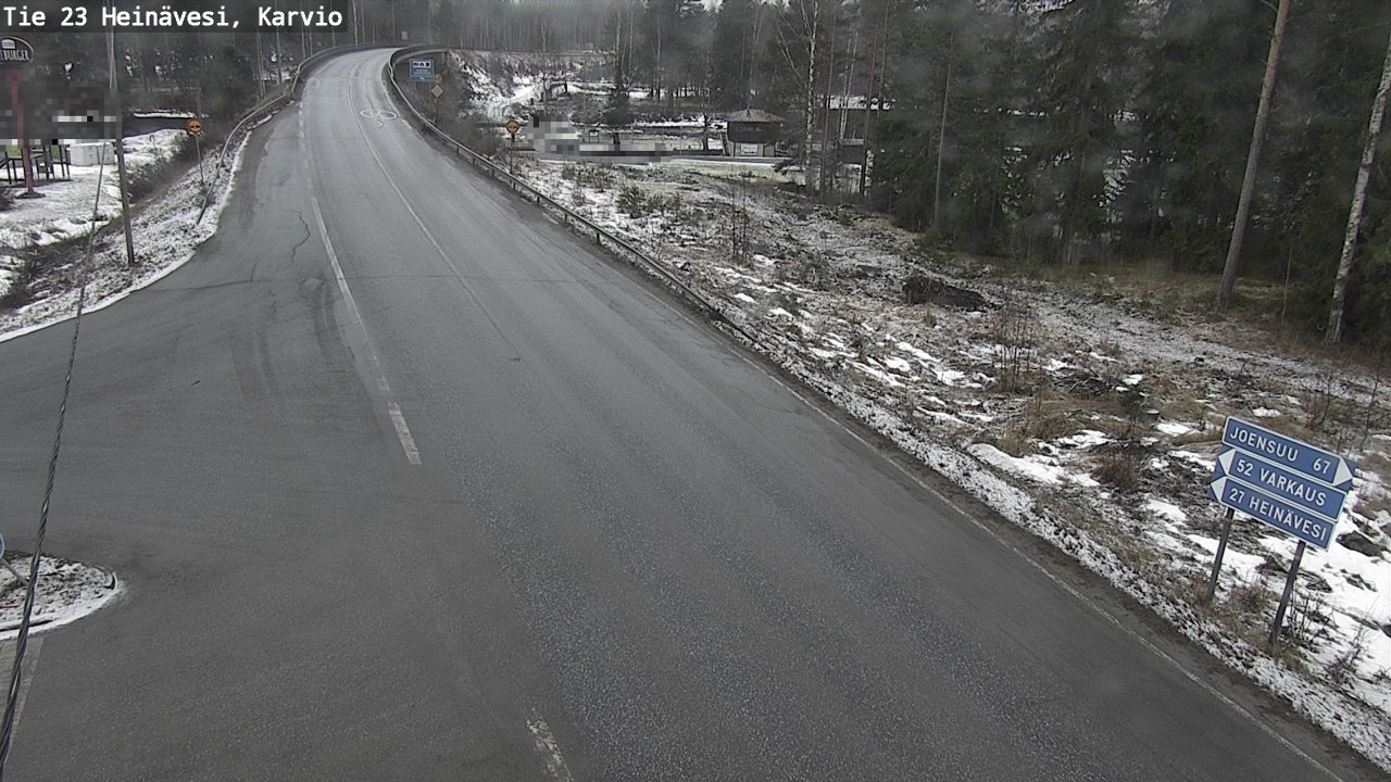 Kelikamerat Kuva Tie 23 Heinävesi, Karvio, Heinävesi, Pohjois-Karjala