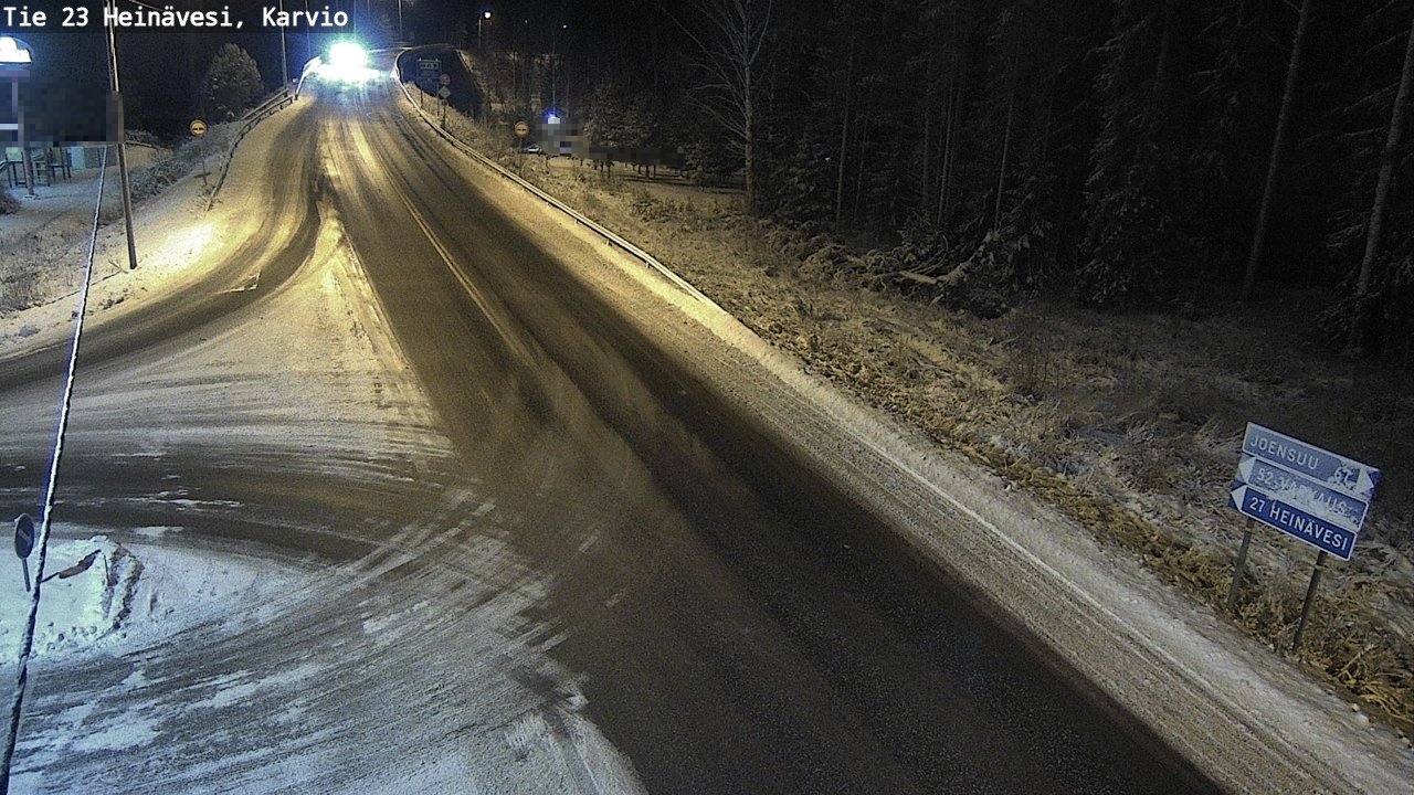 Weather Camera Image Väg 23 Heinävesi, Karvio, Heinävesi, Pohjois-Karjala