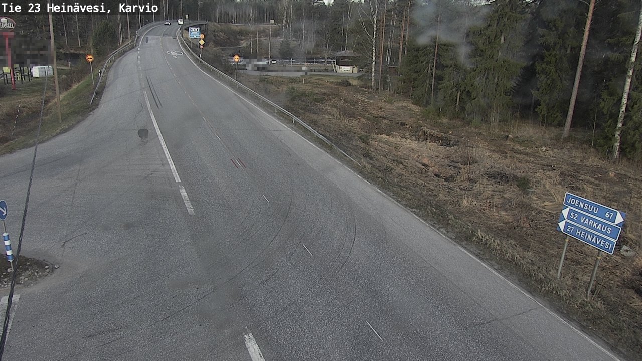 Kelikamerat Kuva Tie 23 Heinävesi, Karvio, Heinävesi, Pohjois-Karjala