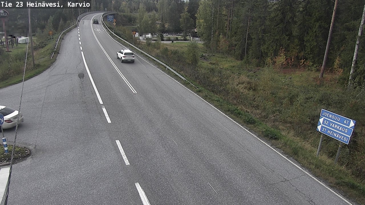 Kelikamerat Kuva Tie 23 Heinävesi, Karvio, Heinävesi, Pohjois-Karjala