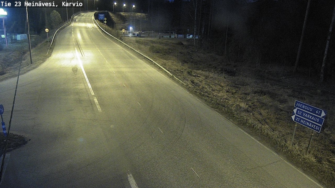 Weather Camera Image Road 23 Heinävesi, Karvio, Heinävesi, Pohjois-Karjala