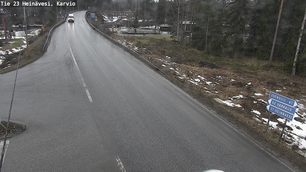 Weather Camera Image Road 23 Heinävesi, Karvio, Heinävesi, Pohjois-Karjala
