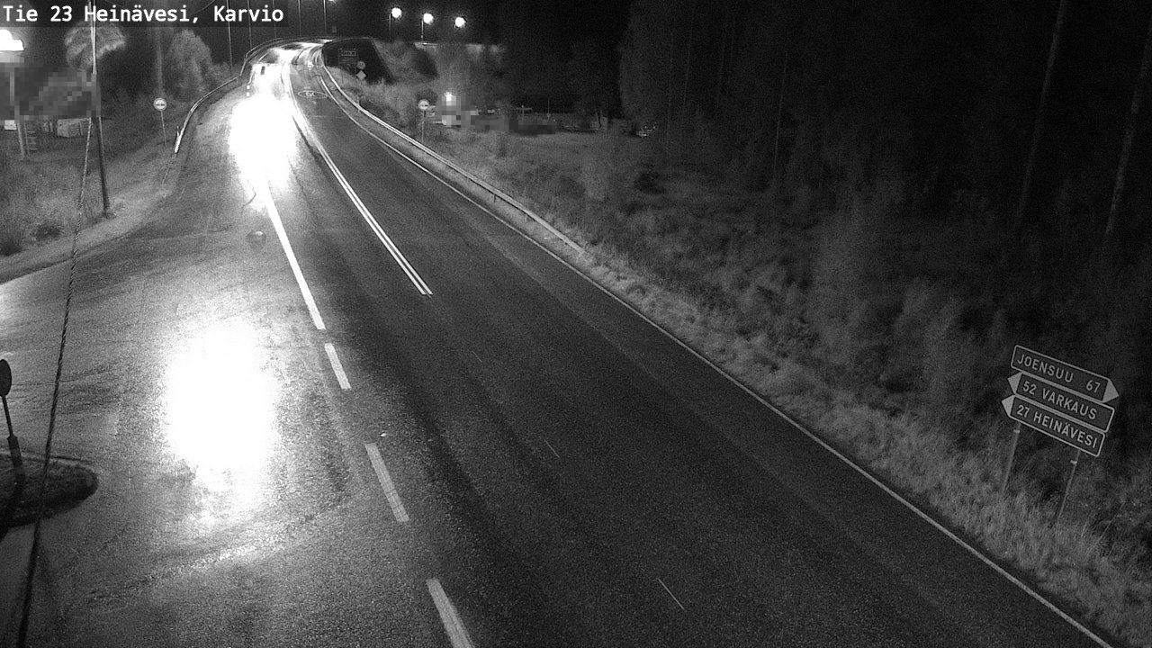 Weather Camera Image Väg 23 Heinävesi, Karvio, Heinävesi, Pohjois-Karjala