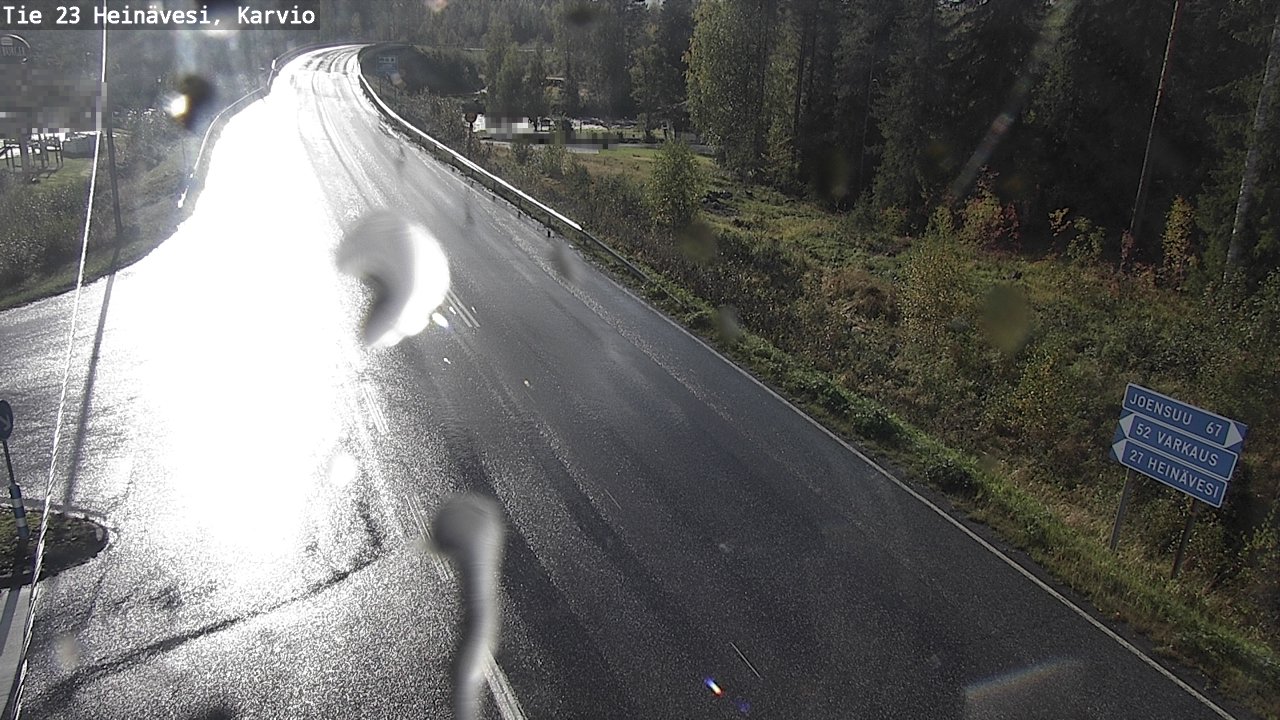 Weather Camera Image Väg 23 Heinävesi, Karvio, Heinävesi, Pohjois-Karjala