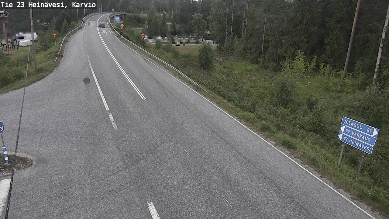 Kelikamerat Kuva Tie 23 Heinävesi, Karvio, Heinävesi, Pohjois-Karjala