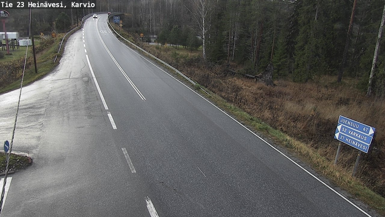 Kelikamerat Kuva Tie 23 Heinävesi, Karvio, Heinävesi, Pohjois-Karjala