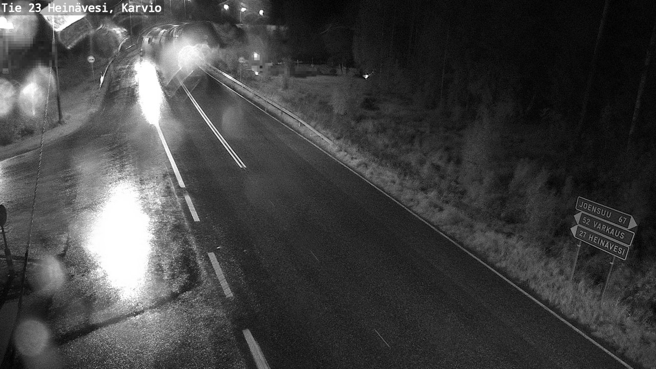 Weather Camera Image Väg 23 Heinävesi, Karvio, Heinävesi, Pohjois-Karjala