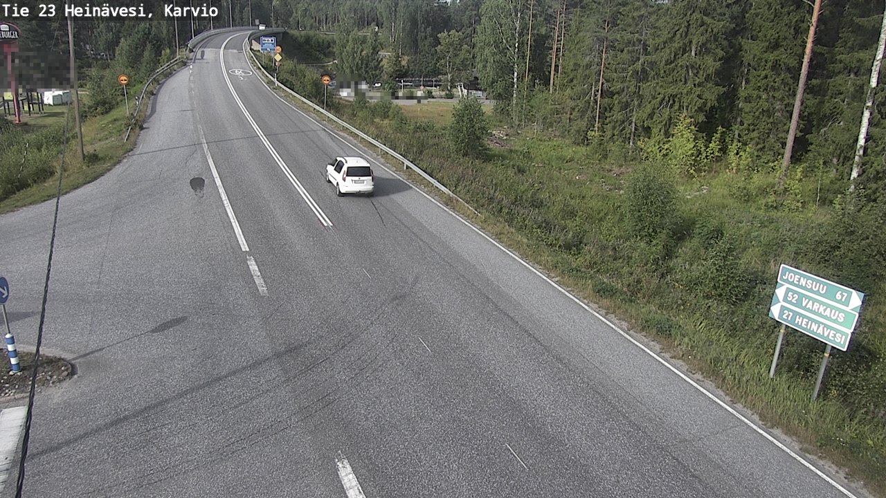 Kelikamerat Kuva Tie 23 Heinävesi, Karvio, Heinävesi, Pohjois-Karjala