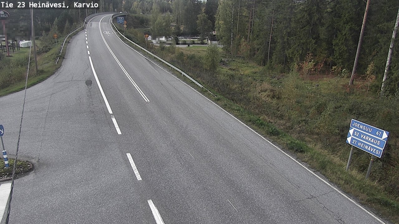 Kelikamerat Kuva Tie 23 Heinävesi, Karvio, Heinävesi, Pohjois-Karjala