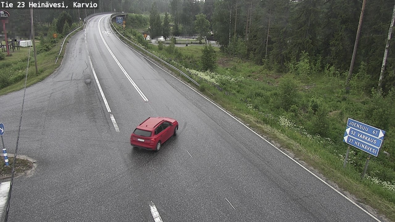 Kelikamerat Kuva Tie 23 Heinävesi, Karvio, Heinävesi, Pohjois-Karjala
