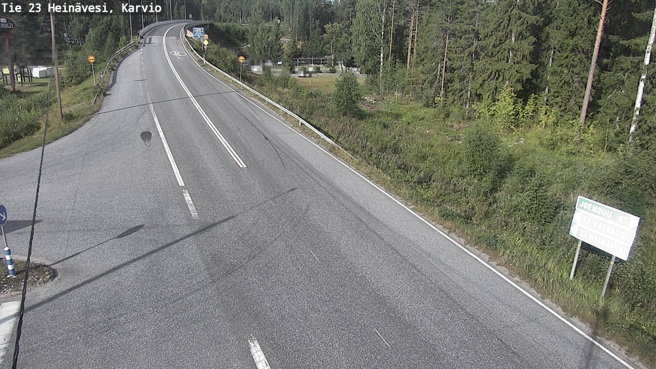 Kelikamerat Kuva Tie 23 Heinävesi, Karvio, Heinävesi, Pohjois-Karjala