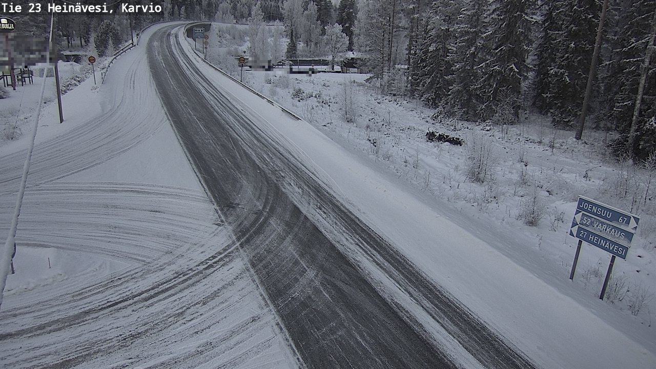 Kelikamerat Kuva Tie 23 Heinävesi, Karvio, Heinävesi, Pohjois-Karjala