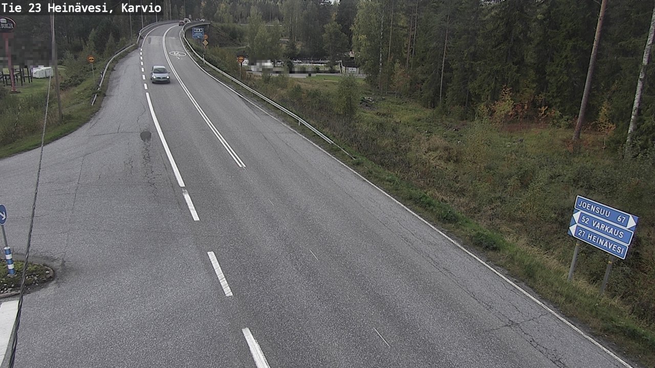 Kelikamerat Kuva Tie 23 Heinävesi, Karvio, Heinävesi, Pohjois-Karjala