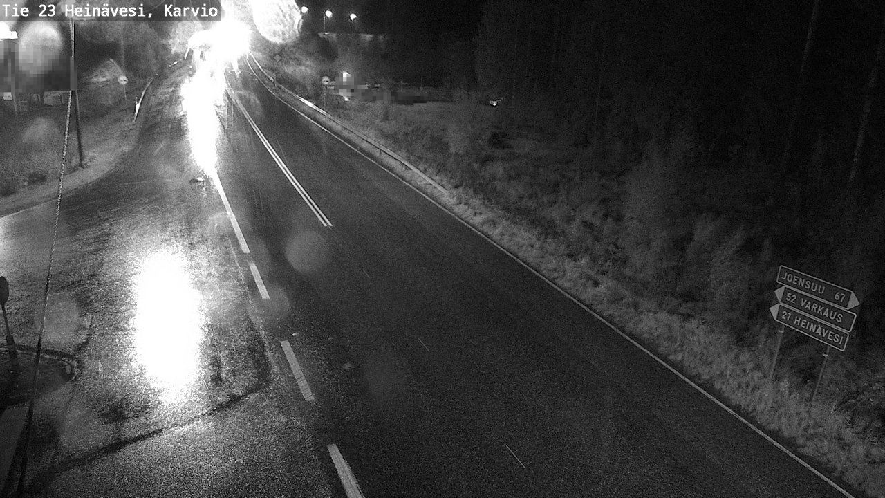 Weather Camera Image Väg 23 Heinävesi, Karvio, Heinävesi, Pohjois-Karjala