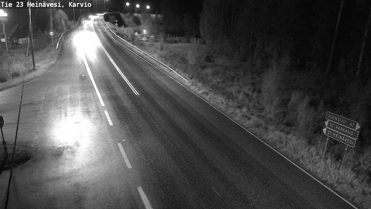 Weather Camera Image Väg 23 Heinävesi, Karvio, Heinävesi, Pohjois-Karjala
