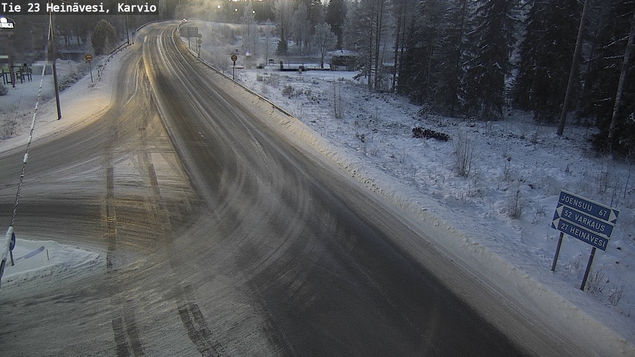 Kelikamerat Kuva Tie 23 Heinävesi, Karvio, Heinävesi, Pohjois-Karjala