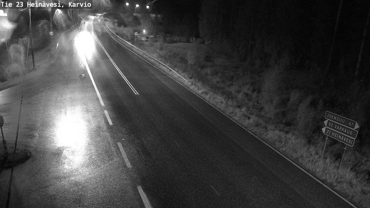 Weather Camera Image Väg 23 Heinävesi, Karvio, Heinävesi, Pohjois-Karjala